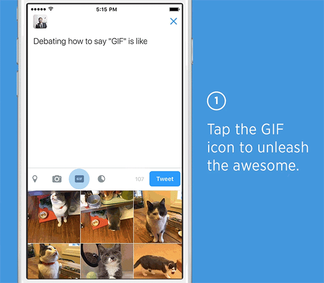 Gif Search on Twitter