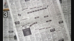 Crazy 3-D Newspaper Ad Brilliantly Hides a Whole Kitchen Inside a Classifieds Page