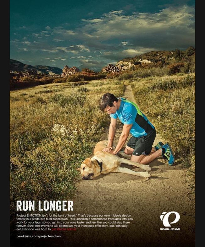 Διαφήμιση που σοκάρει: ''Τρέξε τόσο πολύ ώστε να σκοτώσεις τον σκύλο σου''...