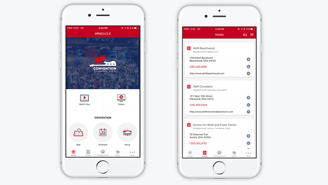 The GOP's Republican National Convention Mobile App Has Livestreaming and a 360-Degree View