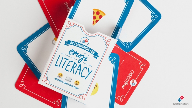These Emoji Flashcards From Domino's Will Teach You How to Talk to Your Kids