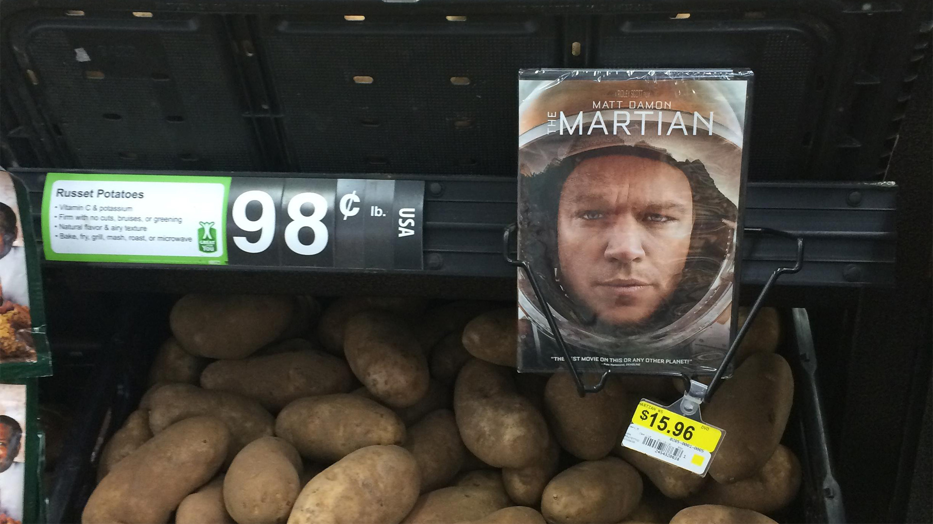 Image result for The Martian Potatoes
