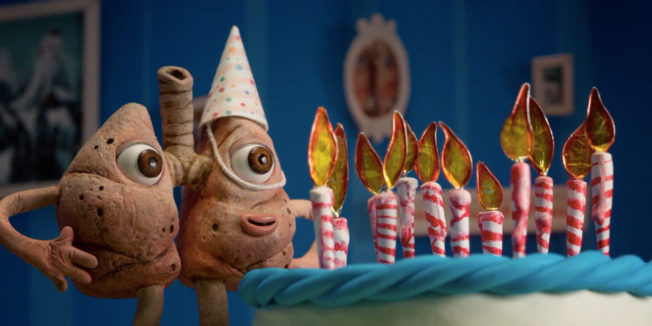 An Adorable, Shriveled Pair of Smoker's Lungs Live a Comically Miserable  Life in FDA's New Ads