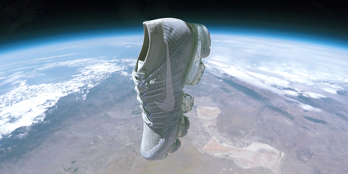 This Agency Used A Weather Balloon To Fly Nike S New Vapormax Shoe