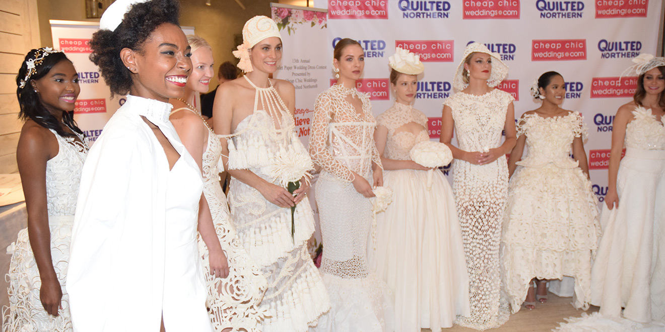 Designers Made These Jaw-Dropping Toilet Paper Wedding Gowns to Promote  Quilted Northern