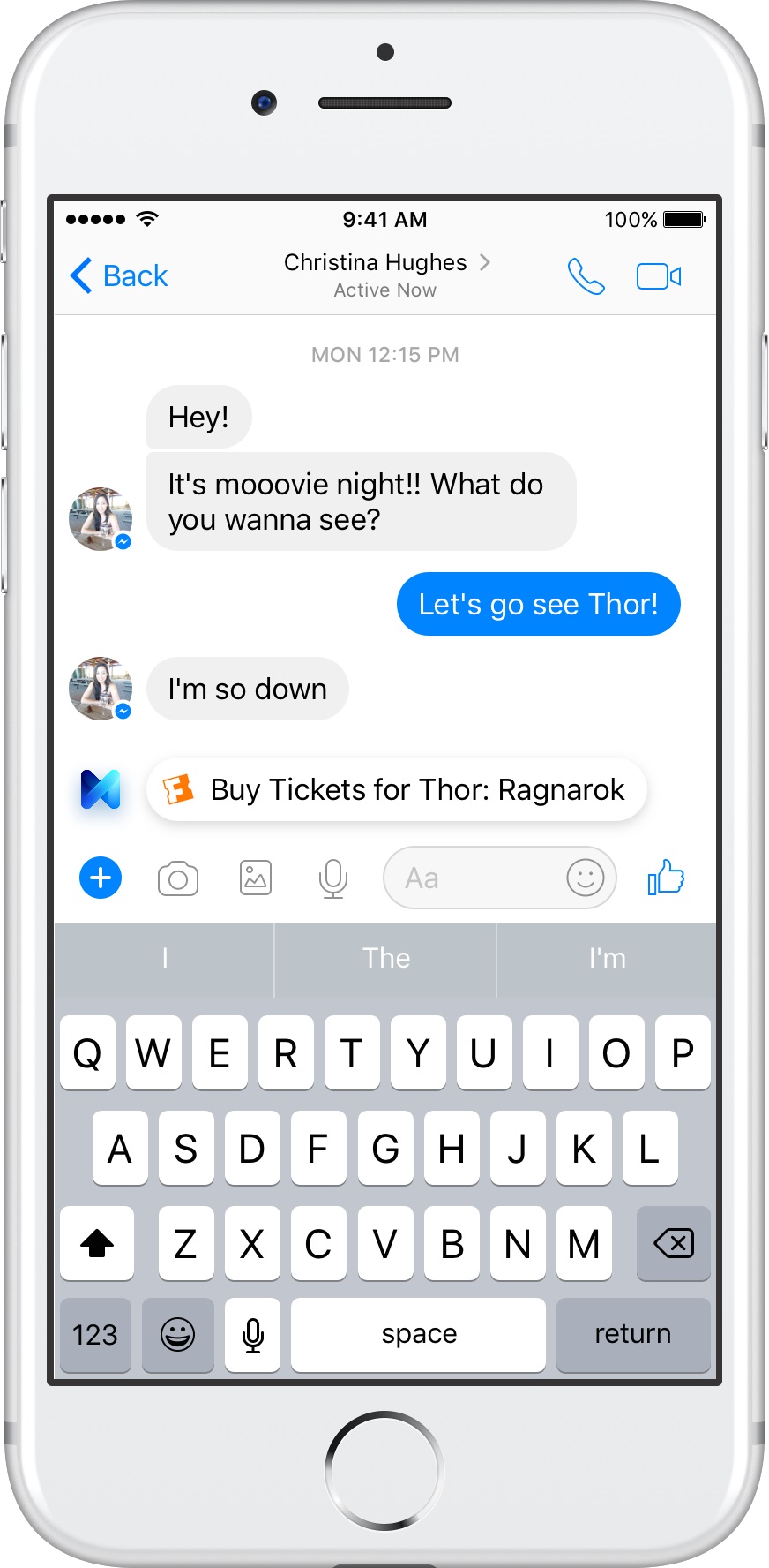 Facebook Messenger’s M Now Suggests GIFs and Quick Replies or Launches
