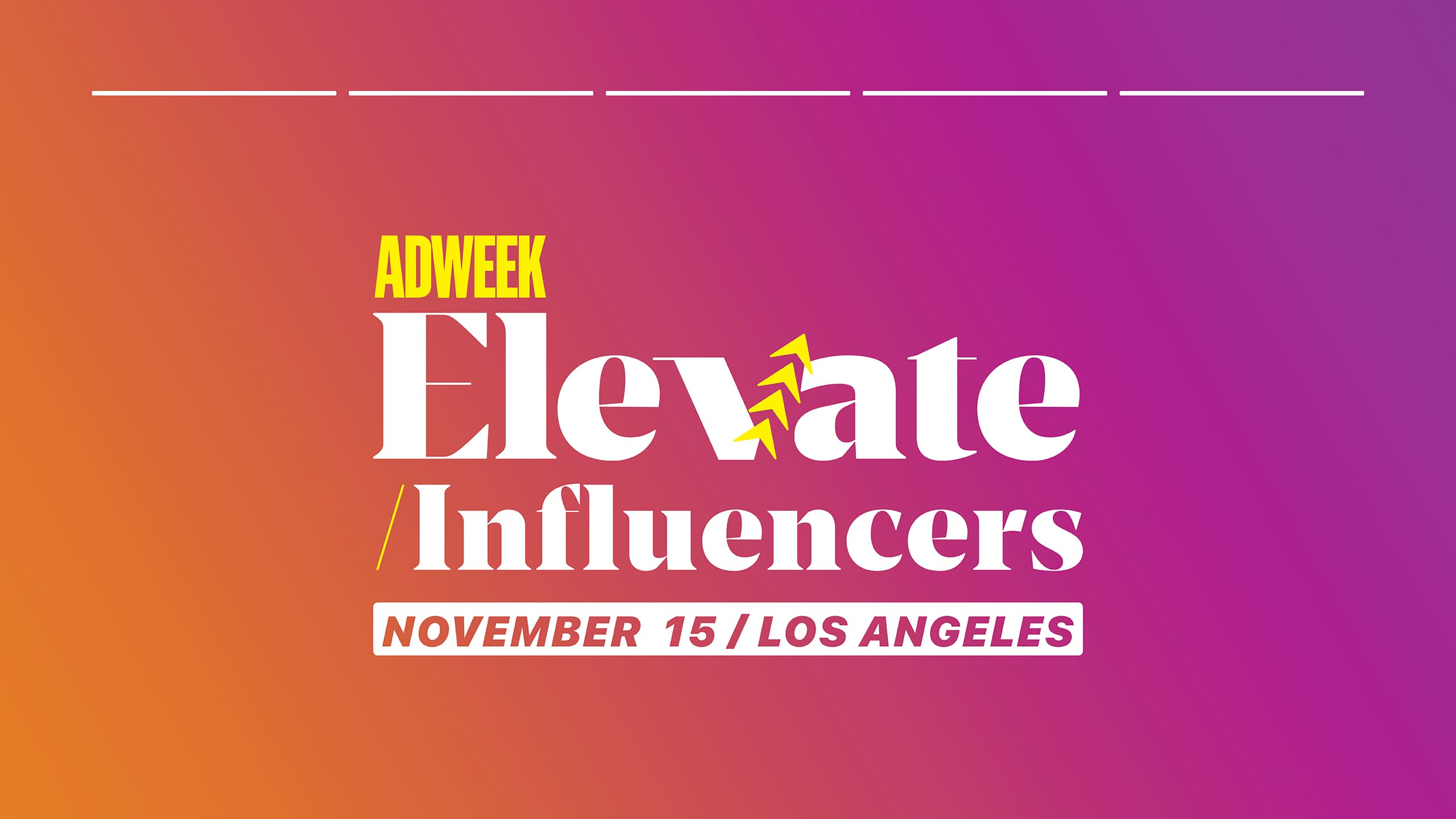 Adweek Elevate Influencers