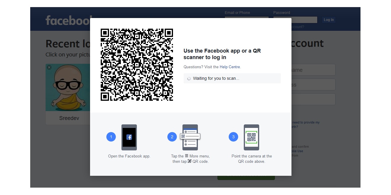 Would You Use A Qr Code To Login To Facebook