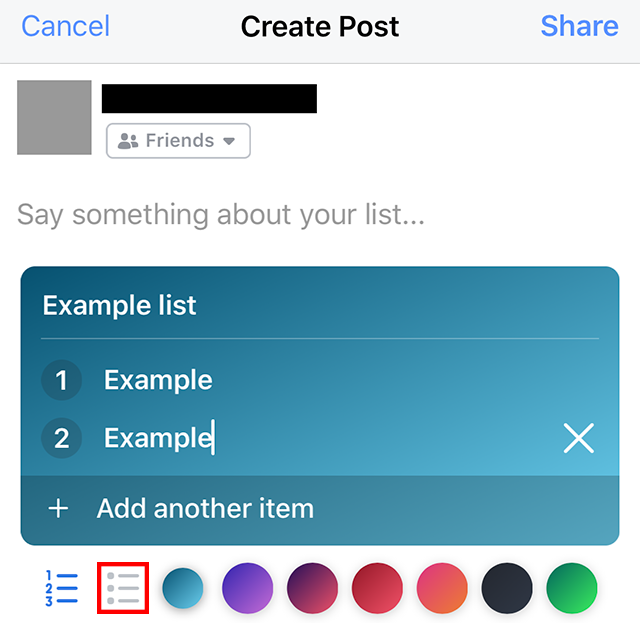Facebook: Here's How to Create and Share a List