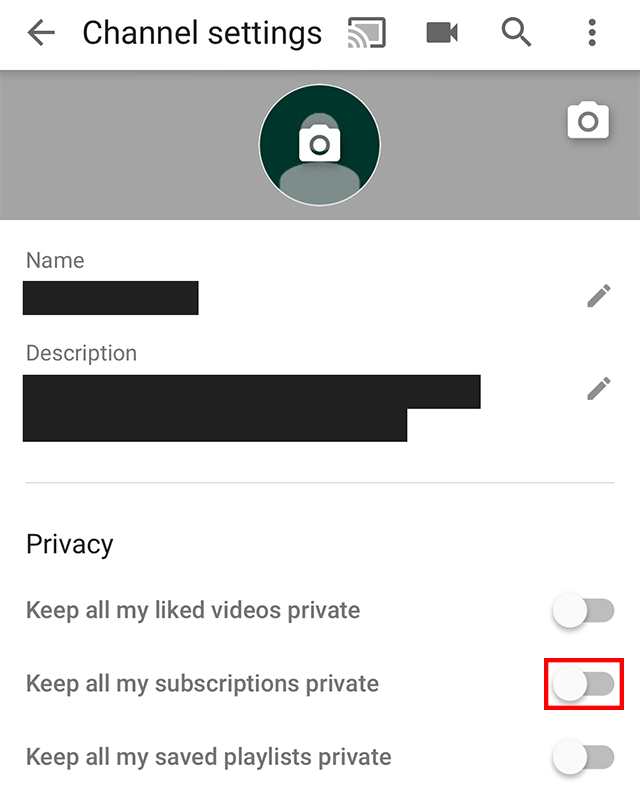 Your how subscriptions make private to Does keeping