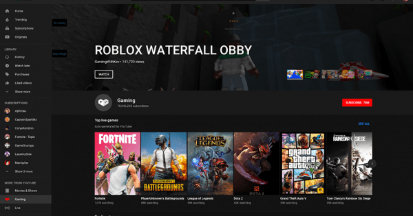 Youtube Just Launched A New Destination For Gamers And Is Shuttering The Youtube Gaming App - jaws 2015 roblox