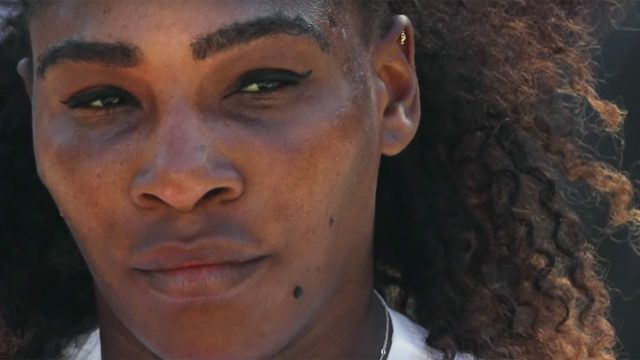 Serena Williams is shown in Nike's new spot.