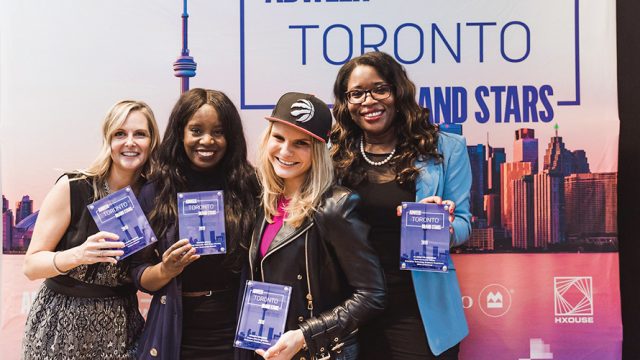 2019 Adweek Brand Stars of Toronto honorees Laura Pearce, Takara Small, Michele Romanow, Claudette McGowan