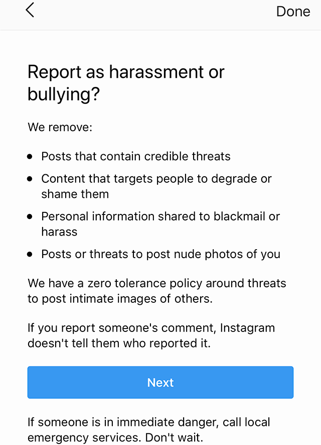 Instagram: Here's How to Report a Comment