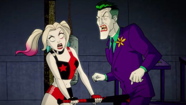 Still image from Harley Quinn trailer