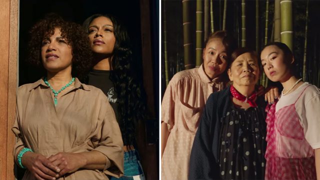 Portraits of women from two different families in SK-II Timelines video series about women expectations and aging