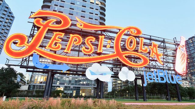 pepsi cola sign long island city bottling factory new york city icon landmark