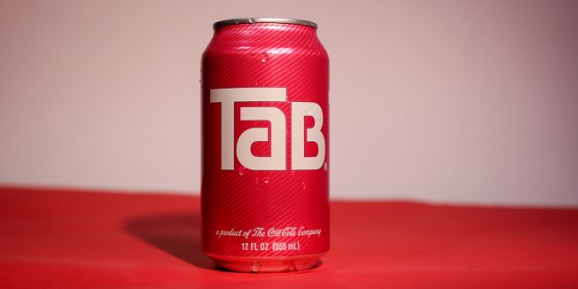 a can of Tab