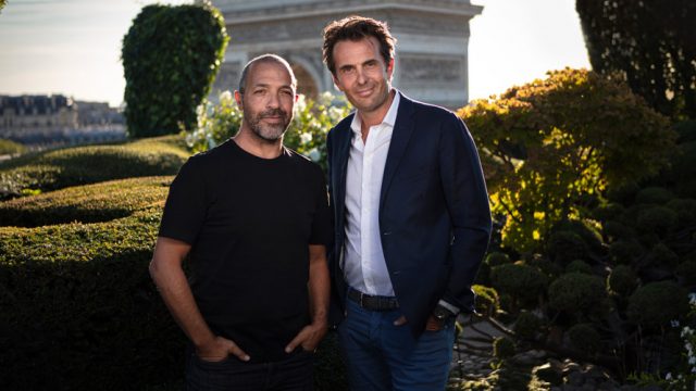 Buzzman founder Georges Mohammed-Chérif (l.) and Havas Group CEO Yannick Bolloré