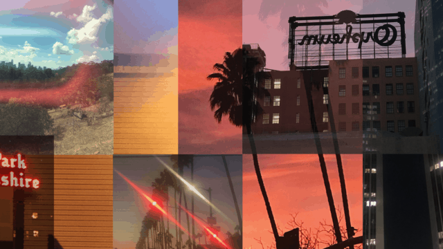 Collage of the Arts District in Los Angeles