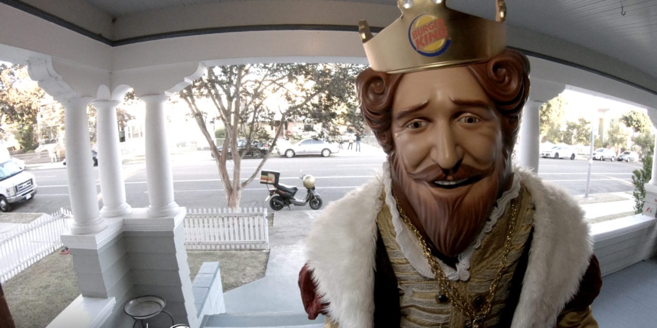 Burger King’s Mascot Hand-Delivers Food Through Uber Eats ...