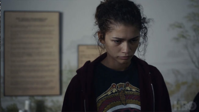 still from hbo show euphoria for it's ok mental health campaign