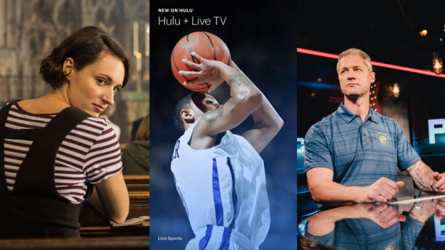 A collage of Adweek Hot List 2019 winners including Amazon's Fleabag, Hulu and A&E's Live PD
