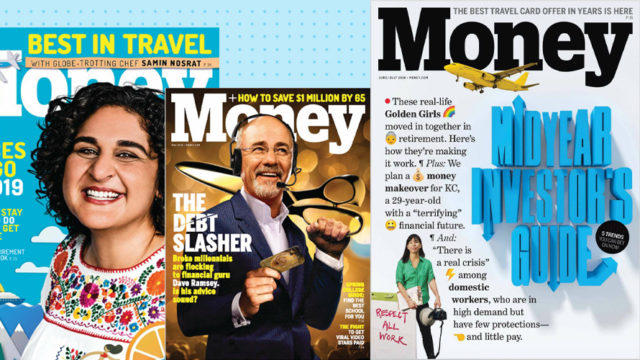 collage of money magazine covers