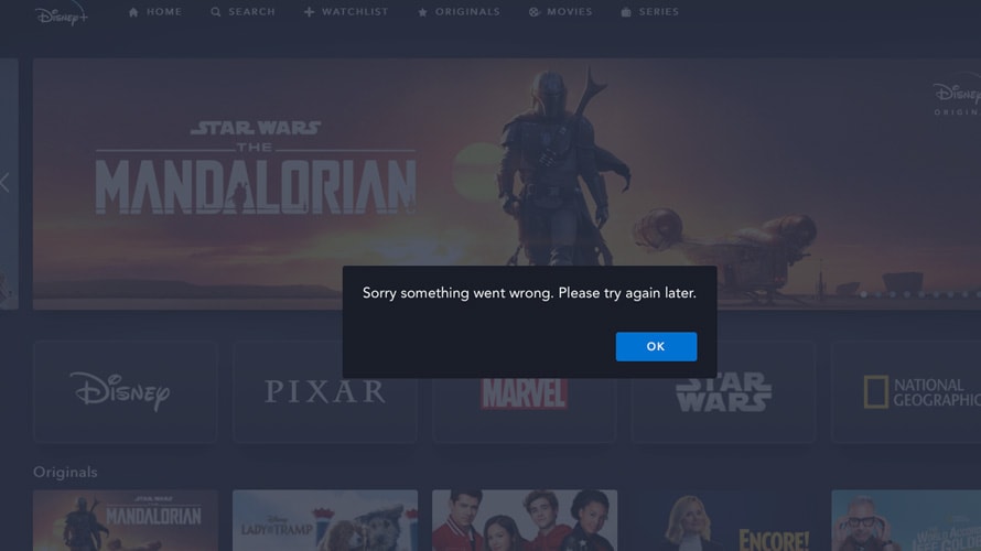 Перевод something went wrong please try again. Something try again later. Sorry, Disney+ is not available in your Region.. Sorry too many tries please try again later. Something went wrong we were unable to service your request. Please try again later. E502 l3.