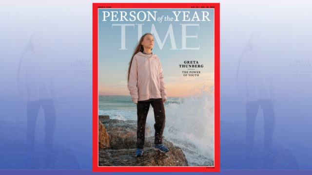 Greta Thunberg, Time Person of the Year cover