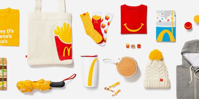 McDonald's online products