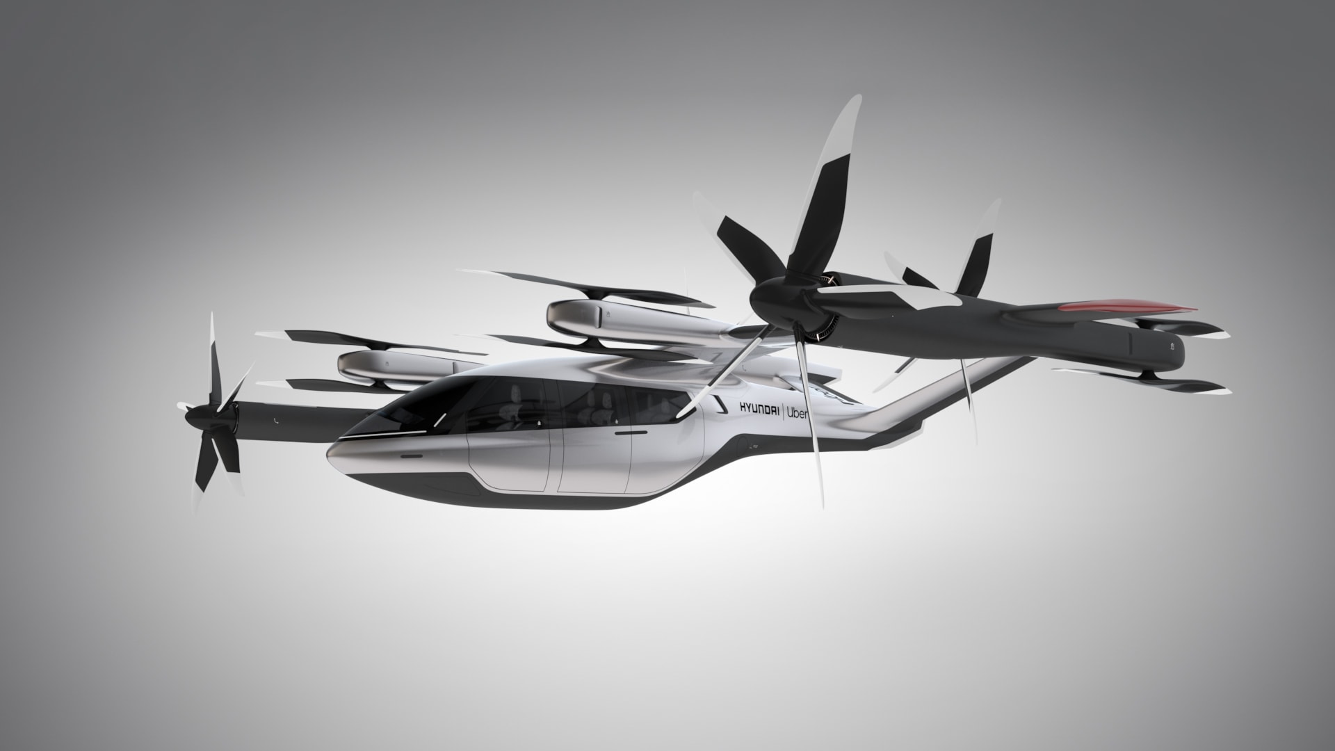 the prototype uber air taxi vehicle