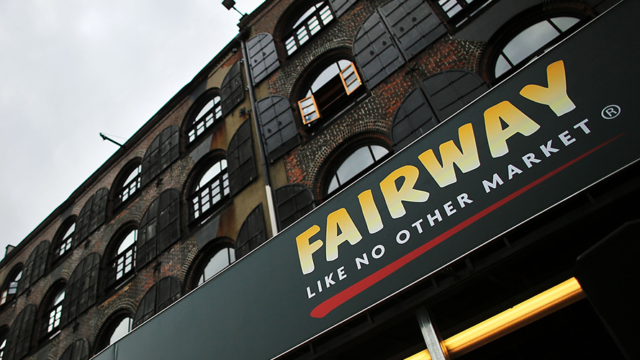 the frontage of a fairway market