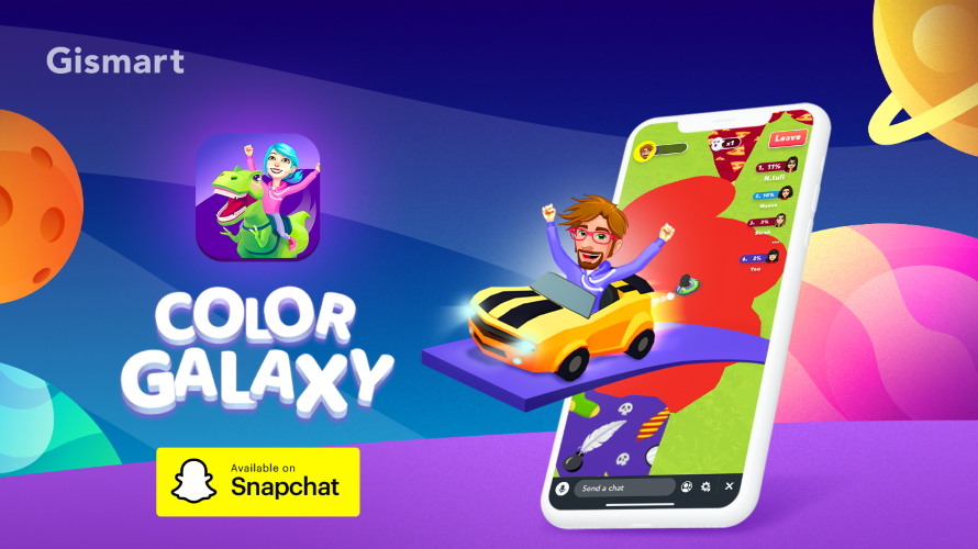 snap games adds color galaxy from gismart