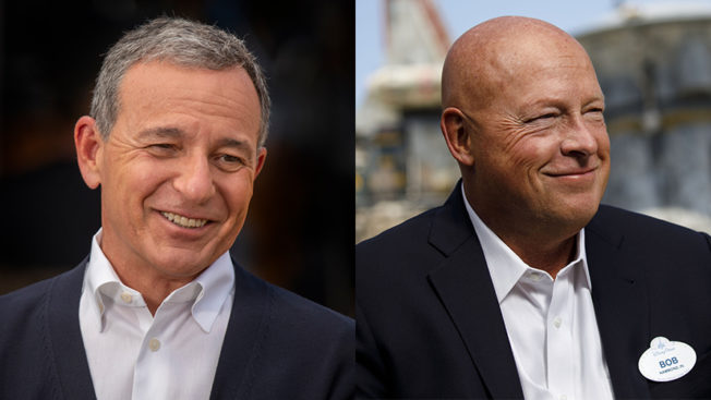 Bob Iger is transitioning to Disney executive chairman immediately, with Bob Chapek stepping in as CEO.