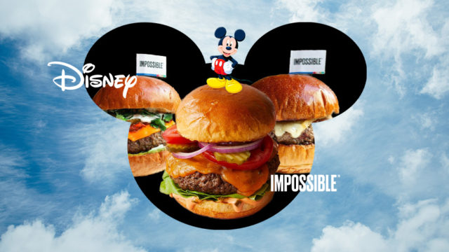 a disney mickey silhouette filled with burgers