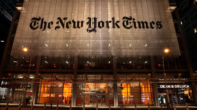 the new york times office