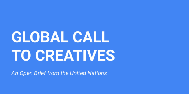 global call to creatives text