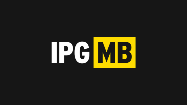 The IPG Mediabrands logo against a black background
