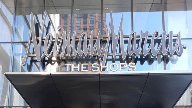 The Neiman Marcus sign