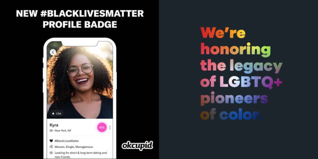 OkCupid profile badge images