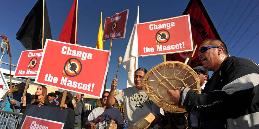 anti-redskins protesters