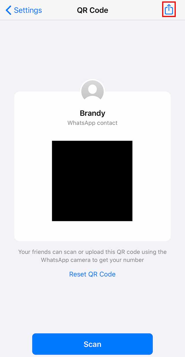 WhatsApp: How to Share Your QR Code