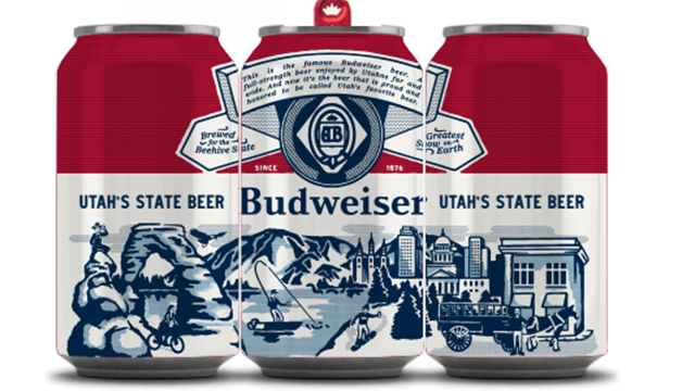 three-pack of budweiser cans