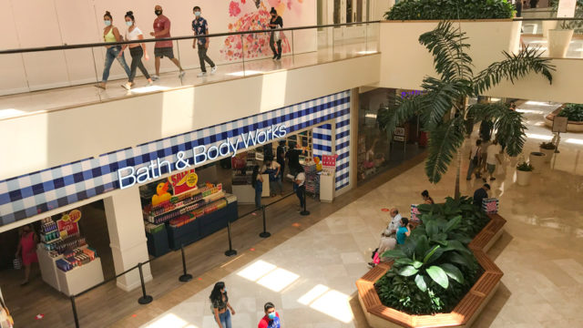 Photo of a shopping mall