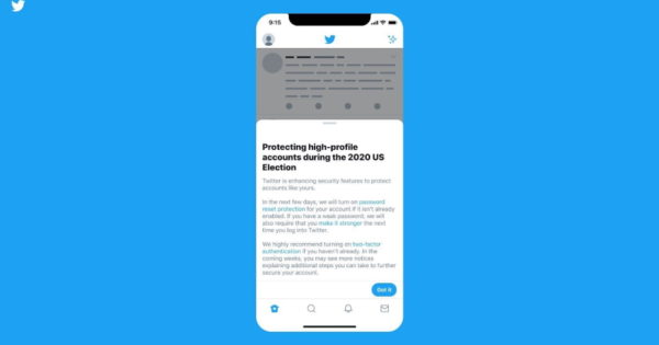 Twitter Adds New Security Measures for High-Profile Election-Related Accounts