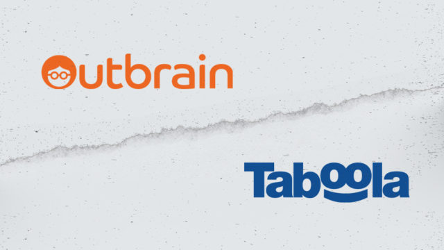 The Outbrain and Taboola logos