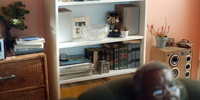 Photo of an Ikea bookshelf