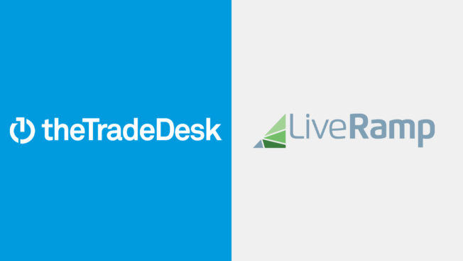The Trade Desk and LiveRamp logos
