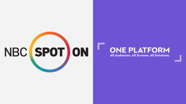 NBC's Spot On and NBCUniversal’s One Platform logos